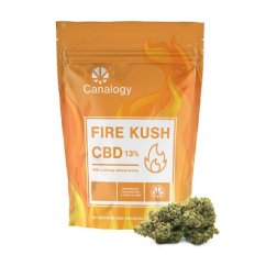 Canalogy CBD hampa blomma Brand Kush 13 %, 1g - 1000g