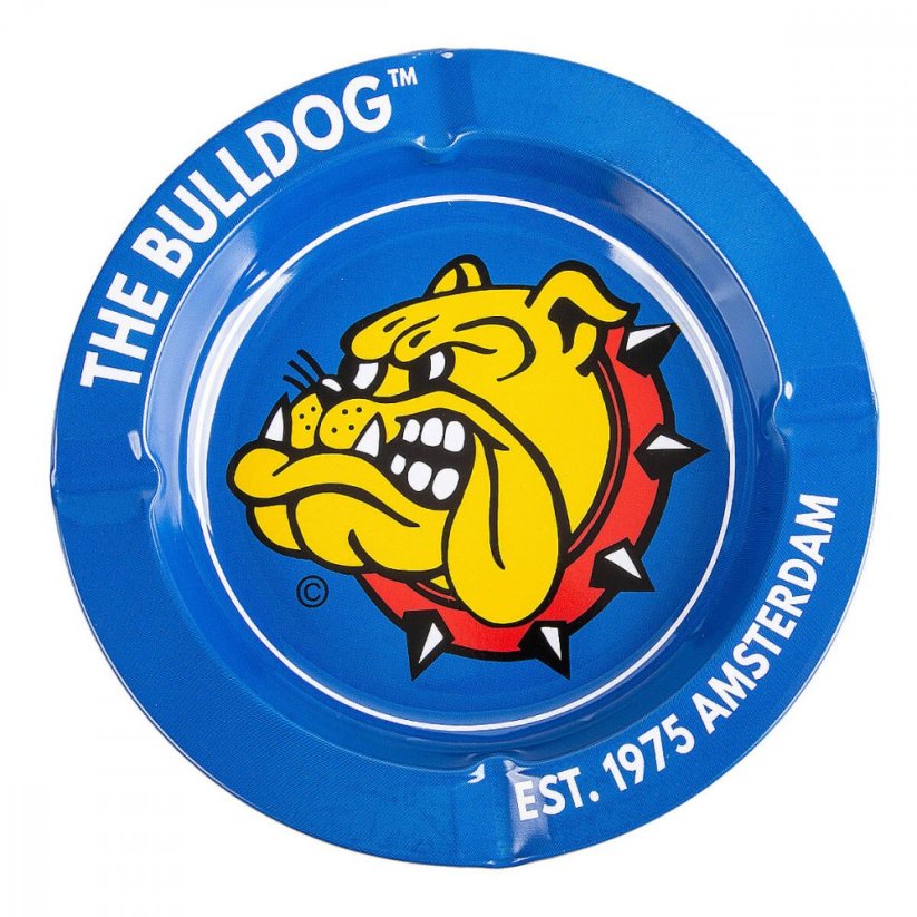 The Bulldog Original Modrý Kovový Popelník