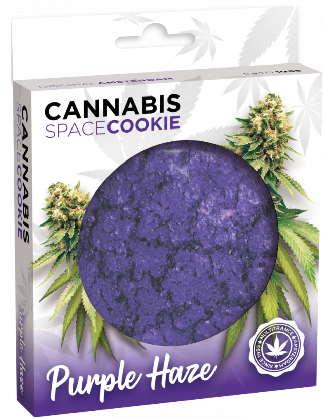 Škatla za piškote Cannabis Purple Haze Space