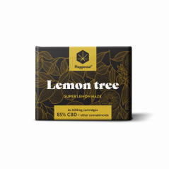 Happease Lemon Tree cartridge, 85% CBD, 2zst. x 600 mg, 1200 mg