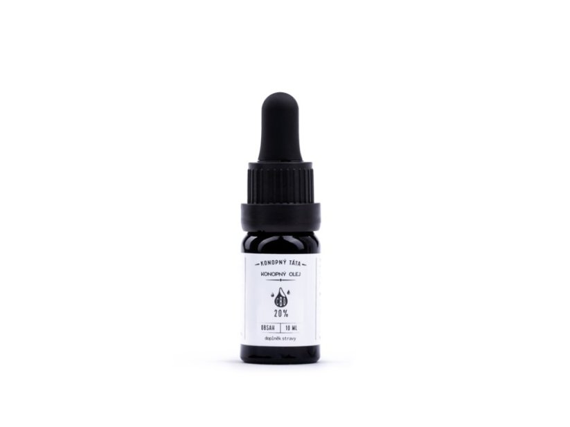 Konopný Táta CBD kaņepes eļļa 20%, 10 ml, 2000 mg