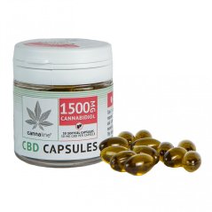 Cannaline ЦБД меке капсуле - 1500 мг ЦБД, 30 к 50 мг