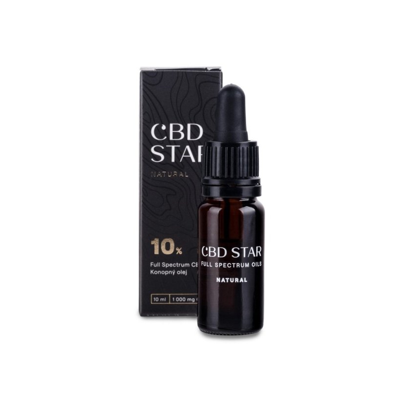 CBD Star - CBD Hanf Öl NATURAL, 10%, 10 ml, 1000 mg