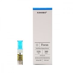 Kanabo Focus CBD-Kartusche, 55%, 250 mg, 0,5 ml