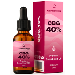 Canntropy CBG aukščiausios kokybės kanabinoidų aliejus - 40 %, 4000 mg, 10 ml