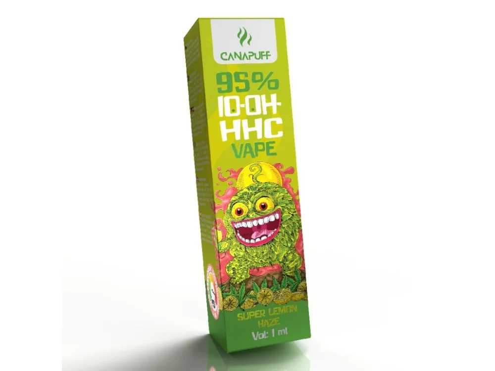 CanaPuff 10-OH-HHC Disposable Vape Pen Super Lemon Haze, 10-OH-HHC 95 %, 1  ml | Buds for Buddies