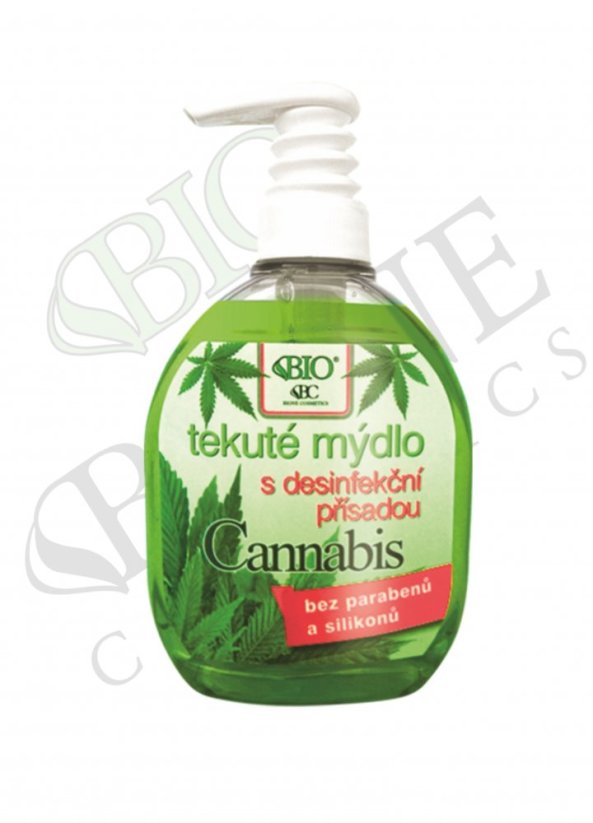 Bione Kannabis Liquid Hand Aħsel b'ingredjent antibatteriku 300 ml