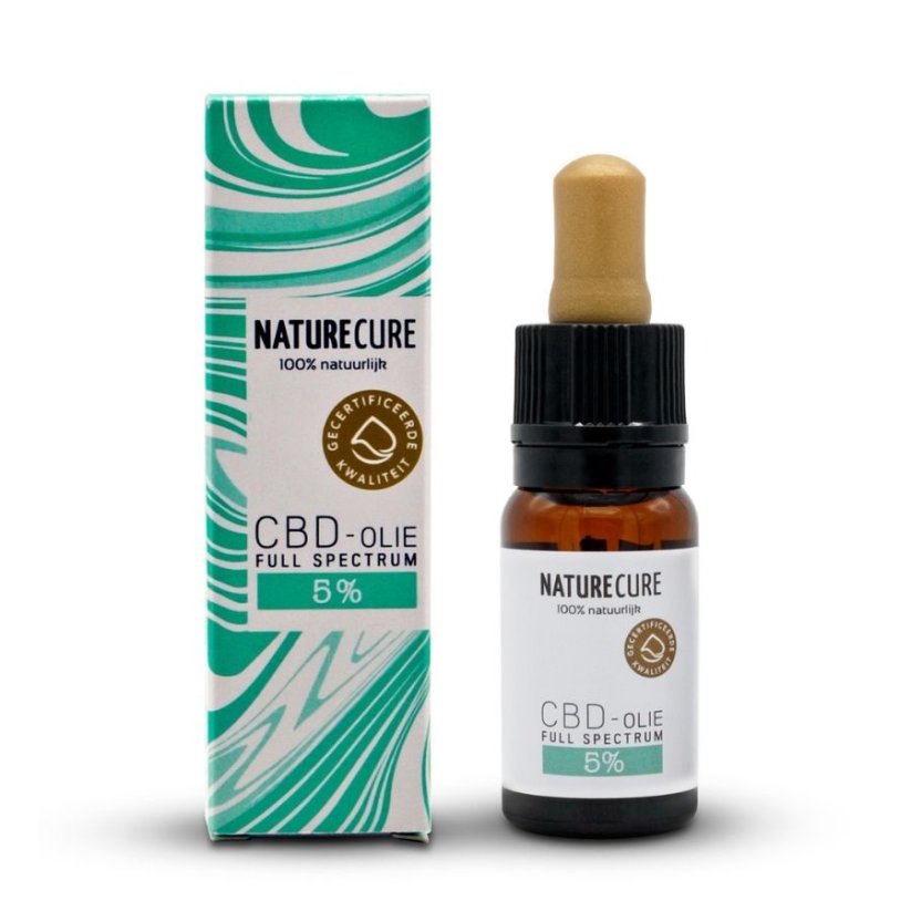 Nature Cure Spettro completo CBD olio, 5 %, 500 mg, 10 ml
