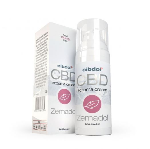 Cibdol Zemadol CBD Eczema Crema, 100 mg, 50 ml