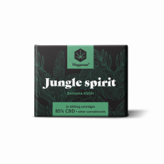 Happease Cartouche Jungle Spirit 1200 mg, 85% CBD, 2 pièces x 600 mg