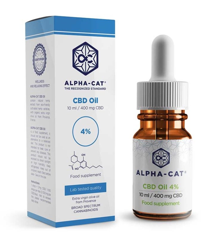Alpha-CAT CBD Yağı %4, 10 ml, 400 mg