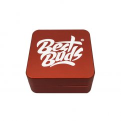 Best Buds Плосък квадратен алуминиев мелник Rust, 2 части, 50 mm