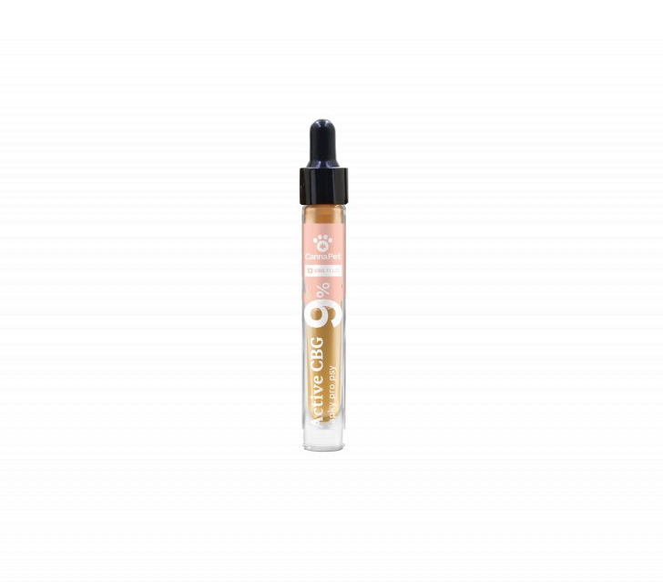 CannaPet CBG activ 9 % Picături pentru câini, 7 ml, 630 mg