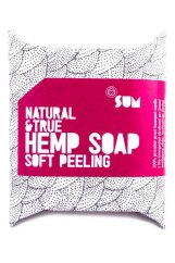 SUM jabón de cáñamo peeling suave Natural & True 80 g