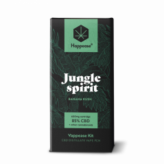 Happease Classico Spirito della giungla - Kit di svapo, 85% CBD, 600 mg