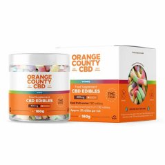 Orange County CBD Gummies Worms, 400 mg CBD, ( 160 g )