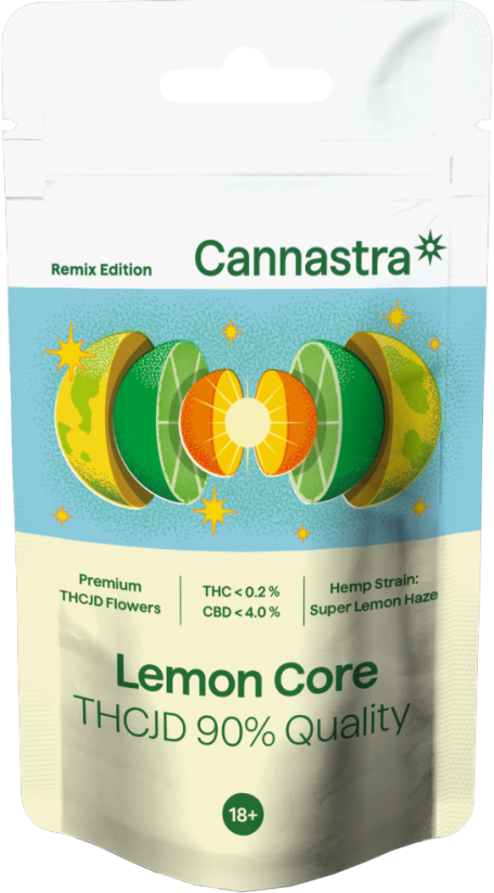 Cannastra THCJD Flower Lemon Core, THCJD 90% laatu, 1g - 100g