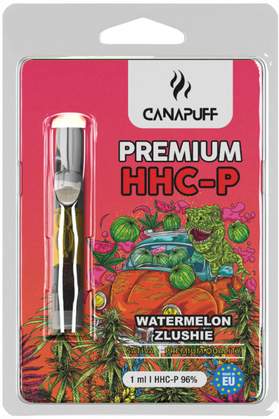CanaPuff HHCP hylki Watermelon Zlushie, HHCP 96%, 1 ml