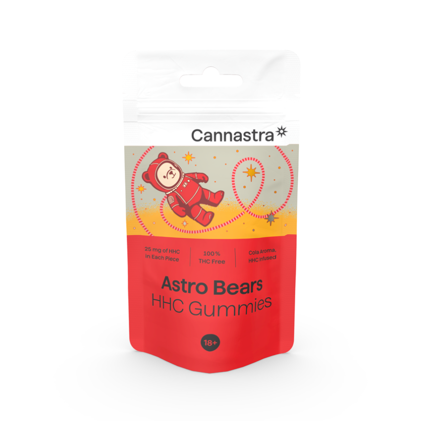 Cannastra HHC Astro Bears Cola Gumice, 125-1250 mg HHC, 5-50 kom x 25 mg