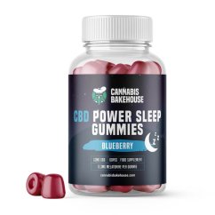 Cannabis Bakehouse CBD Gummies + Melatonin - Power Sleep, 60 adet x 15mg CBD, 125g