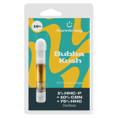 Canntropy HHC Karışım Kartuşu Bubba Kush, %1 HHC-P, %10 CBN, %75 HHC, 0,5 ml