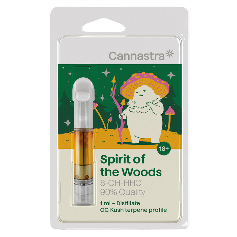 Cannastra 8-OH-HHC patruuna Spirit of the Woods (OG Kush), 8-OH-HHC 90 % laatu, 1 ml