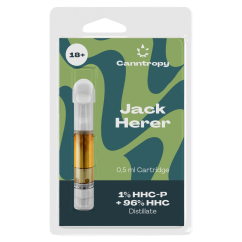 Canntropy Wkład z mieszanką HHC Jacka Herera, 1% HHC-P, 96% HHC, 0,5ml