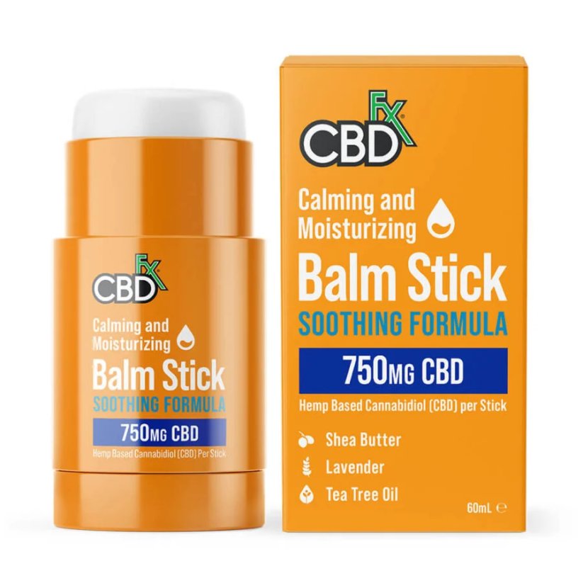 CBDfx Zklidňující a hydratační tuhý balzám, 750 mg CBD, 60ml