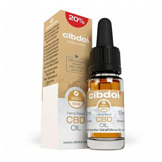 Cibdol Hemp Oil 20% CBD, 5520mg, 30ml