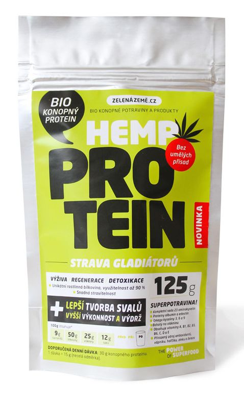 Zelena Zeme Kaņepju proteīns BIO 125 g