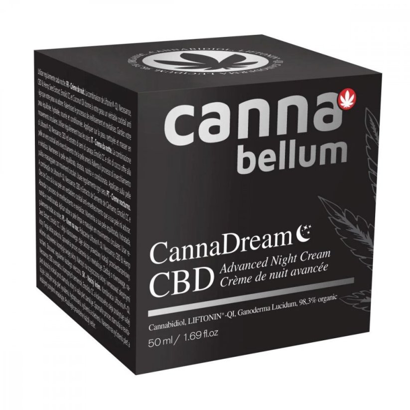 Cannabellum CBD CannaDream geavanceerde nachtcrème, 50 ml