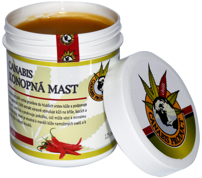 Canabis Product Konopná mast s chilli 25ml