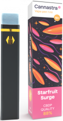 Cannastra CBDP Disposable Vape Pen Starfruit Surge, CBDP 88 % якості, 1 мл