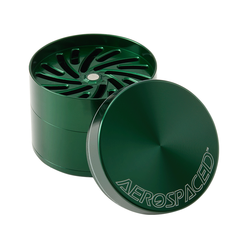 Aerospaced Toothless grinder, 4-piece, 63 mm - 4 colours