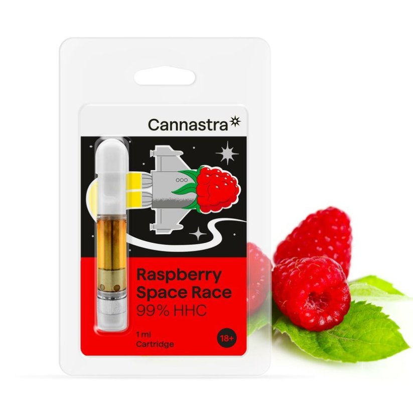 Cannastra HHC-kassett Raspberry Space Race, 99 %, 1 ml