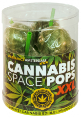 Cannabis Space Pops XXL dovanų dėžutė (6 saldainiai), 24 dėžutės kartoninėje dėžutėje