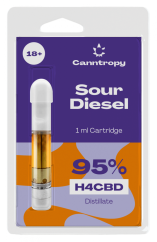 Canntropy H4CBD カートリッジ サワー ディーゼル、95 % H4CBD、1 ml
