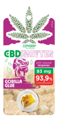 Euphoria Shatter Gorilla Glue (93mg až 465mg CBD)