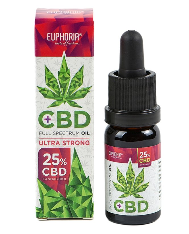 Euphoria CBD олія 25%, 30ml, 7500 мг