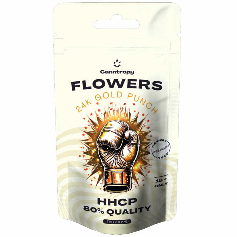 Canntropy HHCP flower 24K Gold Punch 80% ხარისხი, 1 გ - 100 გ
