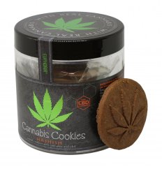 Euphoria Biscotti alla cannabis hashish con cacao e CBD, 110 G