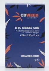 Cbweed CBD Kwiat konopi NYC Diesel - 1 gram