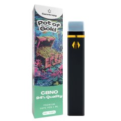 Canntropy CBNO ühekordselt kasutatav Vape Pen Pot of Gold, CBNO 94% kvaliteet, 1 ml