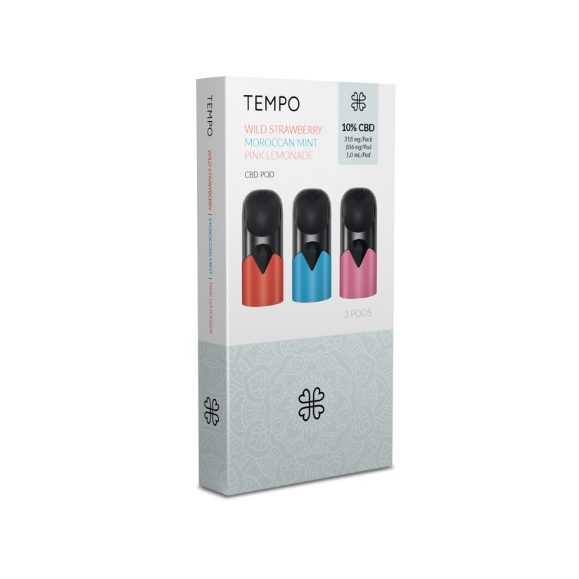 Harmony Tempo 3-Pods Pak - Klassiekers, 318 mg CBD