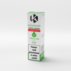 Kanavape Líquido diesel de morango, 10 %, 1000 mg CDB, 10 ml