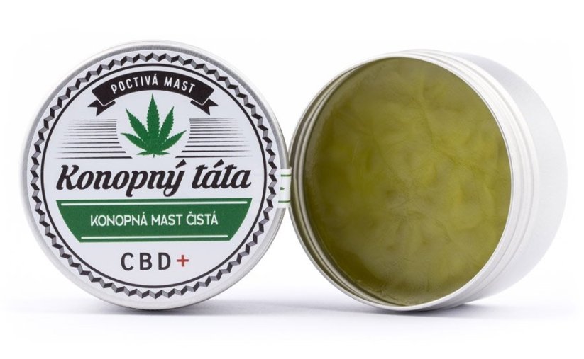 Konopny Tata Hemp Ointment Clear, 80 ml, 90 mg CBD