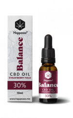 Happease Balance CBD-Öl Erdbeerfeld, 30 % CBD, 3000 mg, 10 ml