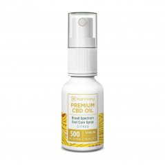 Harmony Spray al CBD Igiene orale 500 mg, 15 ml, Agrumi