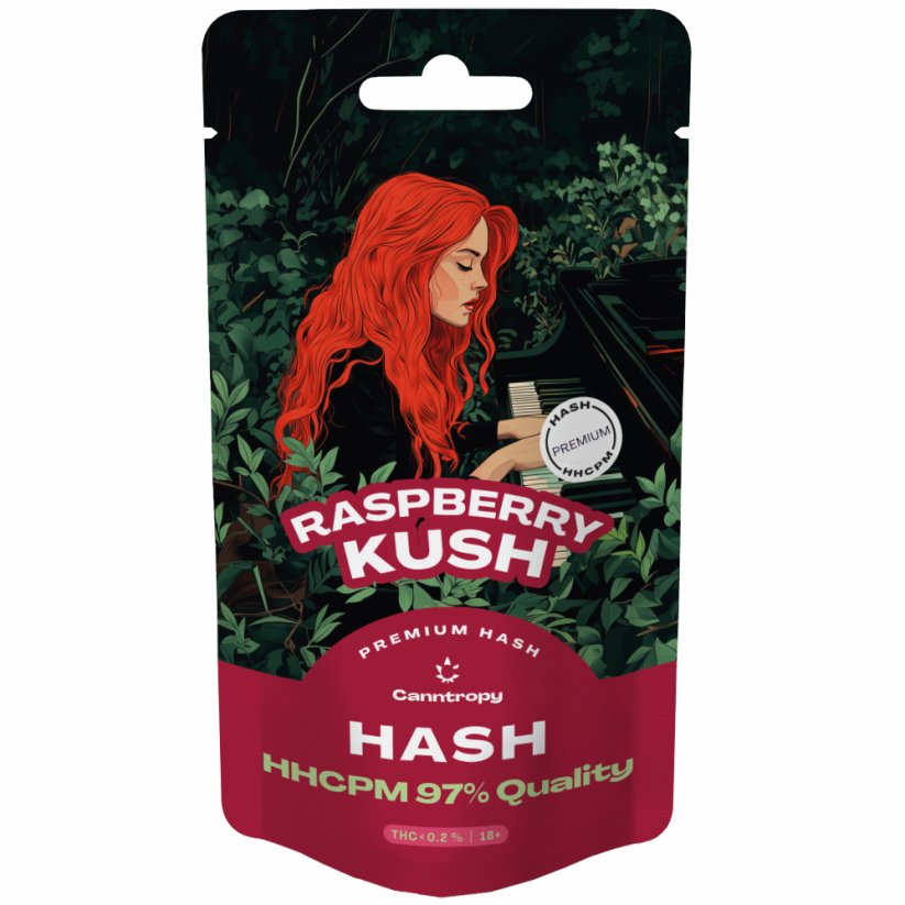 Canntropy HHCPM Hash Raspberry Kush, HHCPM 97 % kvalitet, 1g - 100 g