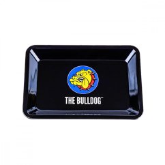 Bulldog oriģinālā metāla velmēšanas paplāte, maza, 18 cm x 12,5 cm x 1,5 cm